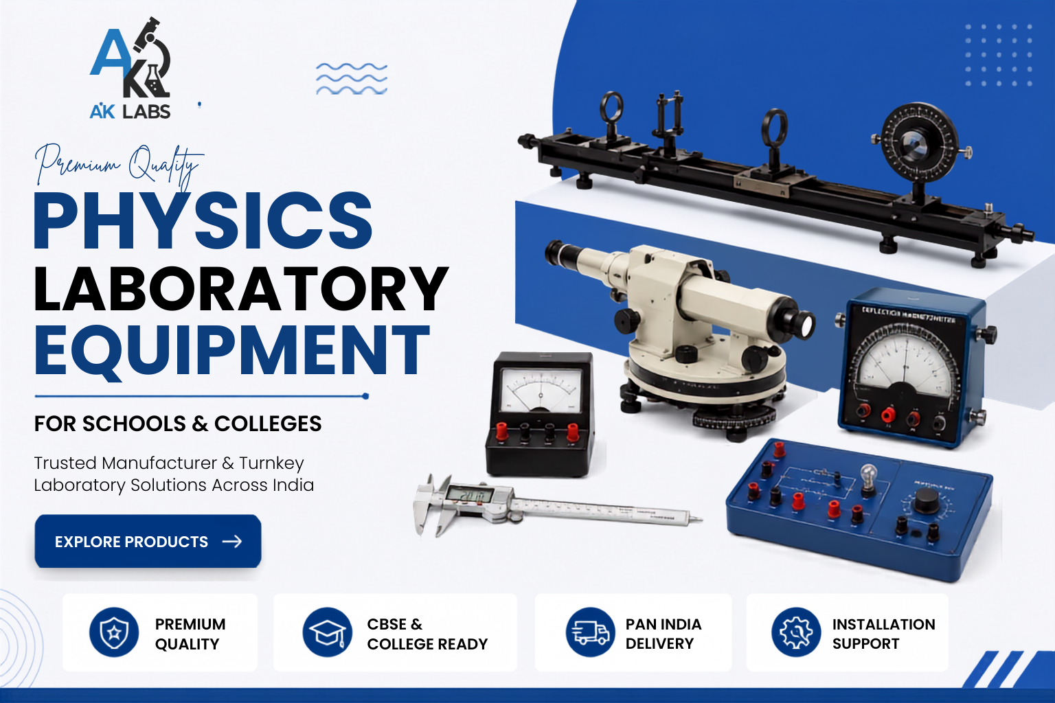 Complete Physics Lab Equipment List for Schools & Colleges (2026 Guide)