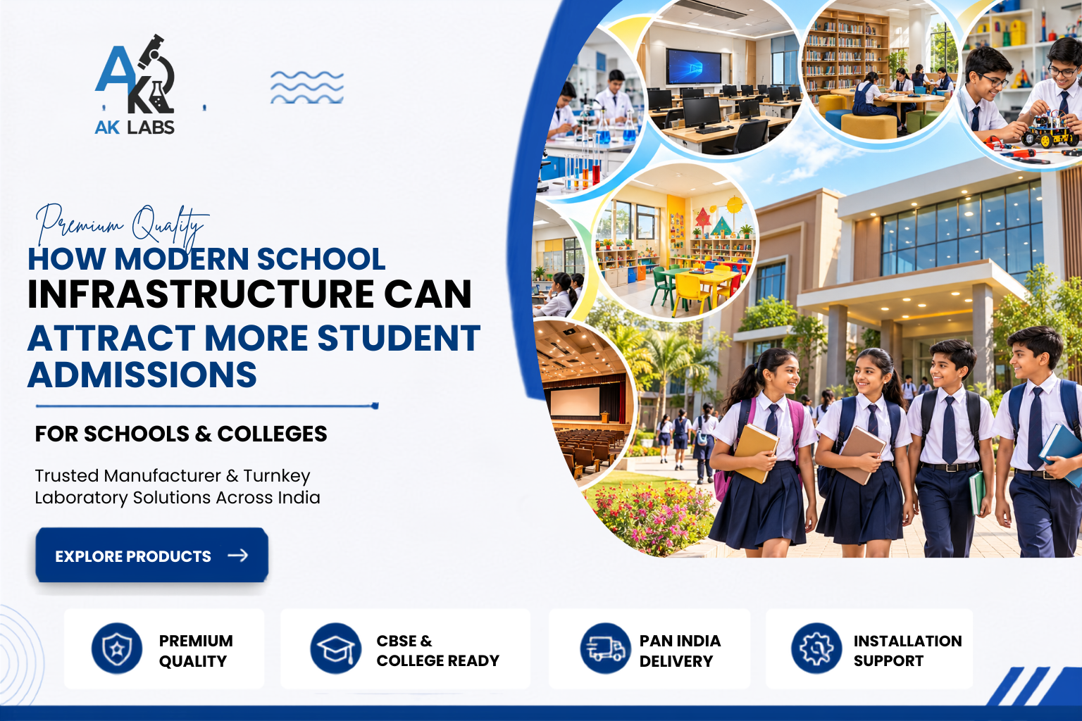 How Modern School Infrastructure Can Attract More Student Admissions